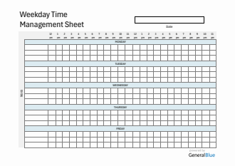 Weekly Schedule Template Word (24 Hours)